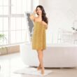 Utopia Towels 4 Pack Premium Bath Towels Set, 27 x 54 Inches, Beige