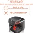 Ninja Air Fryer Pro 4-in-1 with 5 QT Capacity, Air Fry, Roast, Reheat, Dehydrate, Air Crisp Technology, Grey, AF141