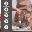 Kaluns 50 PCS Silicone Kitchen Utensils Set Complete Kitchen Set, Gray