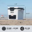 NINJA FrostVault 30 qt. Chest Cooler with Dry Zone, Cloud White