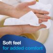 Tork Xpress Soft Multifold Hand Towel White with Grey Leaf Print, Absorbent, 189 Towels Per Pack, 16 Packs, Fits H2 Towel Dispensers