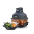 Ninja FN101GY Crispi Air Fryer, Microwave, Freezer & Dishwasher Safe, Non Toxic Glass Portable Cooking System