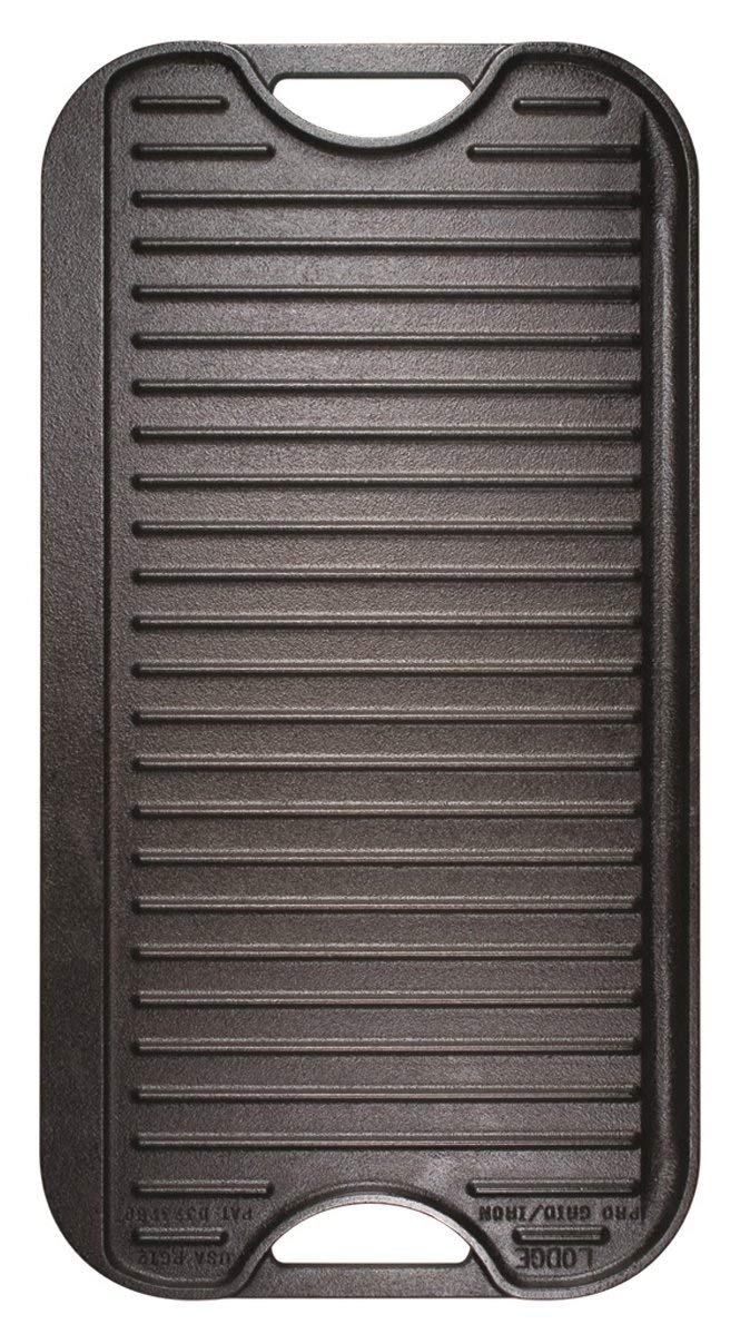 Lodge LPGI3 Cast Iron Reversible Grill/Griddle, 20-inch x 10.44-inch, Black Lodge LPGI3 Cast Iron Reversible Grill/Griddle, 20-inch x 10.44-inch, Black - Image 9