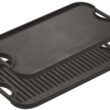 Lodge LPGI3 Cast Iron Reversible Grill/Griddle, 20-inch x 10.44-inch, Black Lodge LPGI3 Cast Iron Reversible Grill/Griddle, 20-inch x 10.44-inch, Black