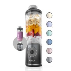 Ninja BC251GY Blast Max, Portable Blender + Twist & Go, Personal Blender, Dishwasher Safe, Leakproof, Grey