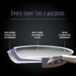 Ninja C90030 Everclad Commercial-Grade Stainless Steel 12" Fry Pan, Tri-Ply Pans, Oven Safe to 600°F, PTFE Safe, Stainless