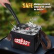 GRILLART Grill Brush Bristle Free, SteamWizards Grill Cleaner Brush with 1 Replacement Head