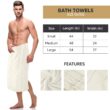 Utopia Towels 4 Pack Premium Bath Towels Set, 27 x 54 Inches, Ivory