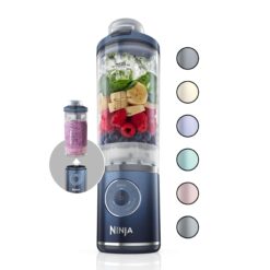 Ninja BC251NV Blast Max, Portable Blender + Twist & Go, Personal Blender, Ninja Blender, Smoothie, Blend, Ice Crush, Navy