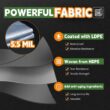 RAINDEWAY Large Tarps 30x30 Feet, 5.5 Mil - Multipurpose Waterproof Poly Tarp Cover, Silver/Blue Tarp