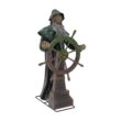 Haunted Living 6-ft Haunted Harbor Talking LED Steering Captain Animatronic