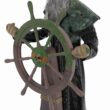 Haunted Living 6-ft Haunted Harbor Talking LED Steering Captain Animatronic