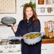 Beautiful All-in-One 4 QT Hero Pan with Steam Insert, 3 Pc Set, Cornflower Blue by Drew Barrymore