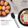 BESTZMWK Kitchen Utensil Set-Silicone Cooking Utensils-33 Kitchen Gadgets & Spoons for Nonstick Cookware, Black
