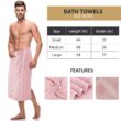 Utopia Towels 4 Pack Premium Bath Towels Set, 27 x 54 Inches, Dusty Pink
