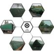 CARTMAN Finished Size 30x40 Feet Waterproof Green Tarp 8 Mil Thick, Multipurpose Protective Cover