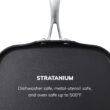 Scanpan Professional 11-inch by 11-inch Griddle