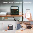 Jackery Explorer 240 v2 Portable Power Station 2024 New Version, 256Wh LiFePO4 Battery with 300W AC/100W USB-C Output