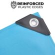 Teal Elite 20x30 Heavy Duty Tarps Waterproof - 12 mil Thick Pool Tarp Cover - 20x30 Tarp UV Resistant, Rip & Tear Proof with Metal Grommets