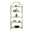 Better Homes & Gardens 71" Nola 5 Shelf Etagere Bookcase, Gold Finish