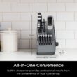 Ninja K32014 Knife Set, Knife Sharpener, Knife Block Set, Stainless Steel Knives, 14 Piece Set, Black​