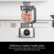 Ninja SS401 Blender and Food Processor Combo, Foodi Power Blenders For-Kitchen and Personal Size, Smoothie Maker, Silver