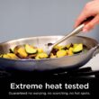 Ninja C90030 Everclad Commercial-Grade Stainless Steel 12" Fry Pan, Tri-Ply Pans, Oven Safe to 600°F, PTFE Safe, Stainless