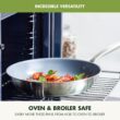 GreenPan Treviso 10 Piece Cookware Set, Non-Toxic PFAS-Free Stainless Steel Ceramic Nonstick Coating, Induction Suitable