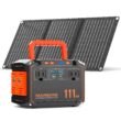 MARBERO 150W Peak Solar Generator with 30W Solar Panel 111Wh Camping Portable Power Station 110V Power Bank