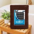 Utopia Towels 4 Pack Premium Bath Towels Set, 27 x 54 Inches, Dark Brown