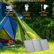 MARBERO 150W Peak Solar Generator with 30W Solar Panel 111Wh Camping Portable Power Station 110V Power Bank