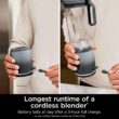 Ninja BC251GY Blast Max, Portable Blender + Twist & Go, Personal Blender, Dishwasher Safe, Leakproof, Grey