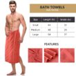 Utopia Towels 4 Pack Premium Bath Towels Set, 27 x 54 Inches, Coral
