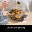 Ninja FN101GY Crispi Air Fryer, Microwave, Freezer & Dishwasher Safe, Non Toxic Glass Portable Cooking System