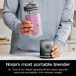 Ninja BC251GY Blast Max, Portable Blender + Twist & Go, Personal Blender, Dishwasher Safe, Leakproof, Grey