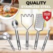 Kaluns 50 PCS Silicone Kitchen Utensils Set Complete Kitchen Set, Khaki
