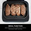 Ninja FG551 Foodi Smart XL 6-in-1 Indoor Grill with Air Fry, Roast, Bake, Broil & Dehydrate, Smart Thermometer, Black/Silver Ninja FG551 Foodi Smart XL 6-in-1 Indoor Grill with Air Fry, Roast, Bake, Broil & Dehydrate, Smart Thermometer, Black/Silver