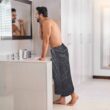 Utopia Towels Luxurious Jumbo Bath Sheet 2 Piece, Super Soft Hotel Quality Towel (35 x 70 Inches, Grey)