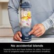Ninja BC251NV Blast Max, Portable Blender + Twist & Go, Personal Blender, Ninja Blender, Smoothie, Blend, Ice Crush, Navy