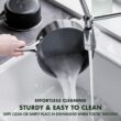GreenPan Swift Healthy Ceramic Nonstick, 12 Piece Cookware Pots and Pans Set, Black