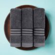 Utopia Towels 8-Piece Premium Towel Set, 2 Bath Towels, 2 Hand Towels, and 4 Wash Cloths, (Grey)