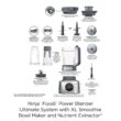 Ninja SS401 Blender and Food Processor Combo, Foodi Power Blenders For-Kitchen and Personal Size, Smoothie Maker, Silver