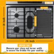 Cast Iron Reversible Grill/Griddle Set with Press, Scraper & Mitts - Pre-Seasoned, Non-Stick - 16.75" x 9.5"