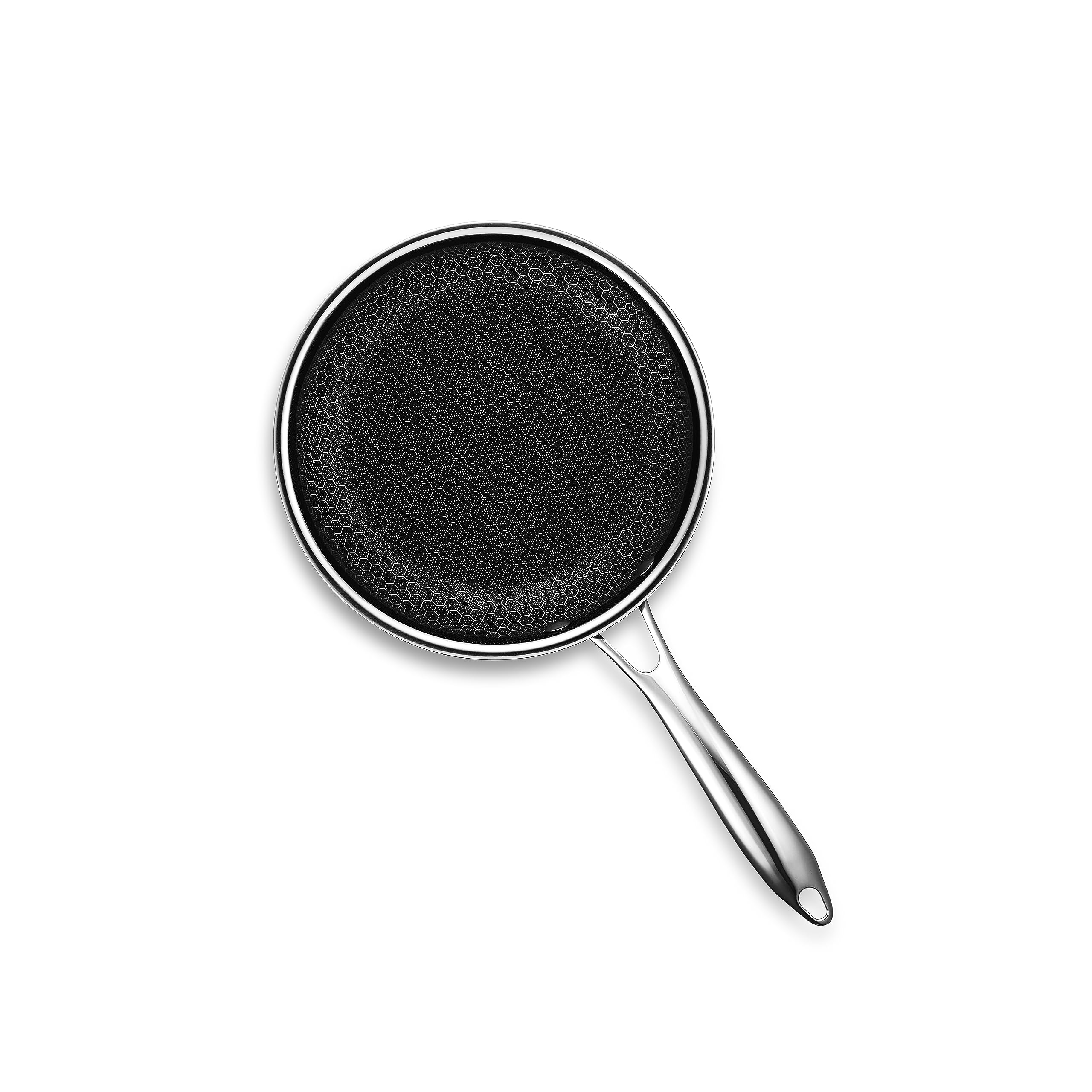 HexClad Hybrid Nonstick Frying Pan, 8-Inch, Stay-Cook Handle, Dishwasher and Oven Safe, Induction-Ready, Compatible with All Cooktops HexClad Hybrid Nonstick Frying Pan, 8-Inch, Stay-Cook Handle, Dishwasher and Oven Safe, Induction-Ready, Compatible with All Cooktops - Image 7