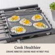 Calphalon Premier Ceramic Nonstick 11" Square Griddle, Midnight Blue