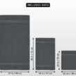 Utopia Towels 8-Piece Premium Towel Set, 2 Bath Towels, 2 Hand Towels, and 4 Wash Cloths (Grey)