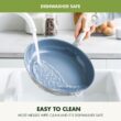 GreenPan Treviso 10 Piece Cookware Set, Non-Toxic PFAS-Free Stainless Steel Ceramic Nonstick Coating, Induction Suitable