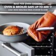 GreenPan Chatham Hard Anodized Healthy Ceramic Nonstick 10 Piece Cookware Pots and Pans Set, Frying Pan Skillets, Gray