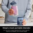 Ninja BC251NV Blast Max, Portable Blender + Twist & Go, Personal Blender, Ninja Blender, Smoothie, Blend, Ice Crush, Navy