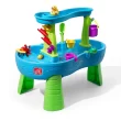 Step2 Rain Showers Splash Pond Blue Plastic Water Table for Toddlers